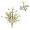 22" Mini White Artificial Flower Bush - 24-Pack, 14 Sprays - Perfect for Bouquets, Arrangements, Home Decor - Elegant Year-Round Display, Floral Home by Artificial Flowers